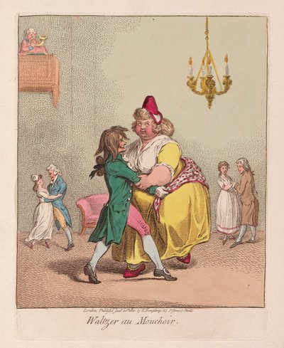 Valzer al fazzoletto da James Gillray