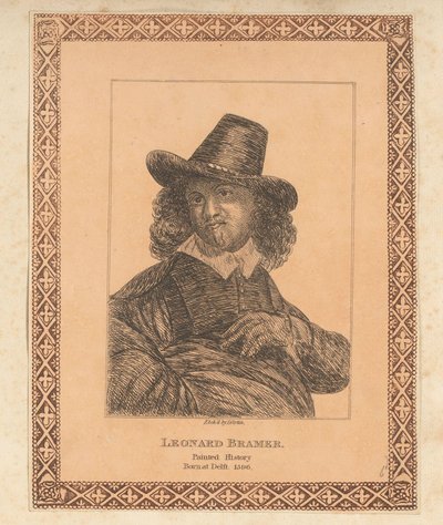 Ritratto di Leonaert Bramer da James Girtin