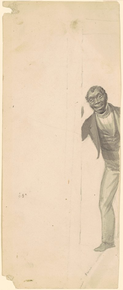 Uomo a una porta da James Goodwyn Clonney