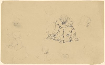 Studi di bambini che giocano da James Goodwyn Clonney