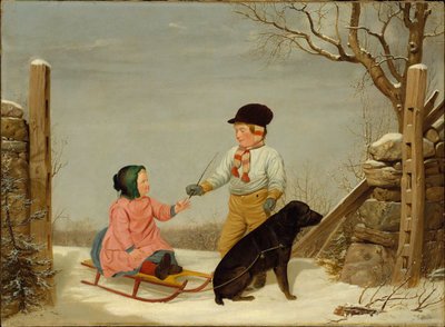 Il viaggio in slitta da James Goodwyn Clonney