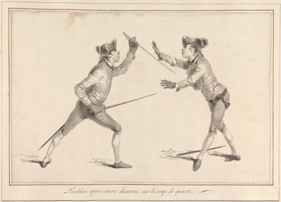 Posizione dopo aver disarmato sul colpo di quarta da James Gwin