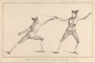 Posizione della Guardia in Quarta, e il Colpo di Quarta Bassa da James Gwin