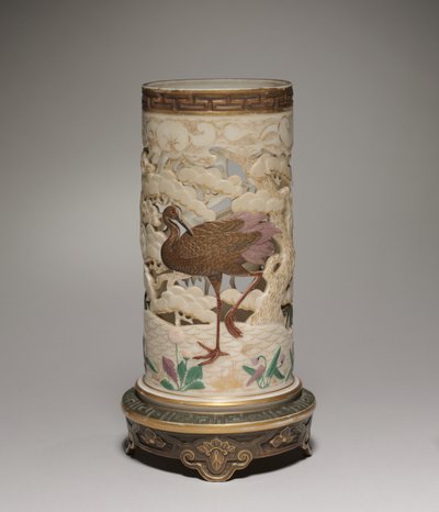 Vaso, manifattura di porcellana di Worcester, 1873 da James Hadley