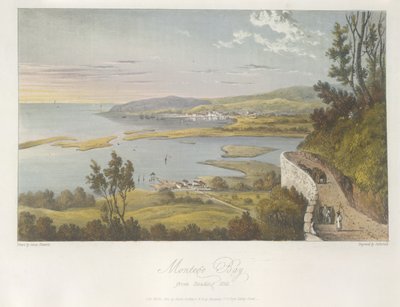 Veduta di Montego Bay da Reading Hill, illustrazione da 