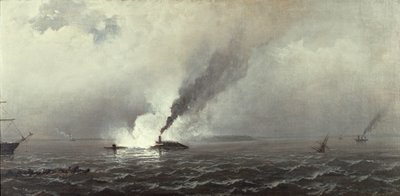 Il Monitor e il Merrimac, 1874-75 da James Hamilton