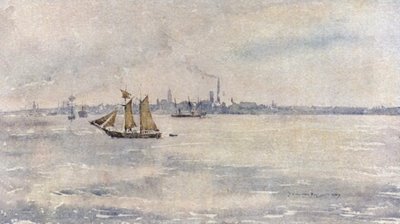 Birkenhead dal fiume da James Hamilton Hay