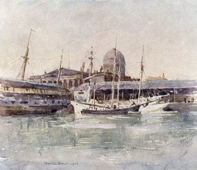 Dogana dal Salthouse Dock da James Hamilton Hay