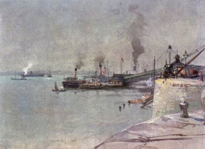 Il molo, South End da James Hamilton Hay