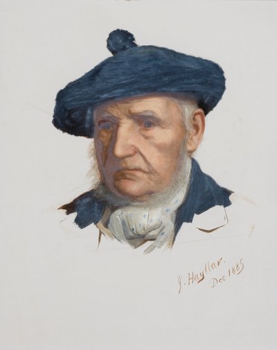 Testa di uomo, 1885 da James Hayllar