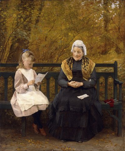 Lettura per la Nonna da James Hayllar