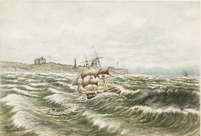 Salvataggio al largo di Tynemouth da James Henry Cleet