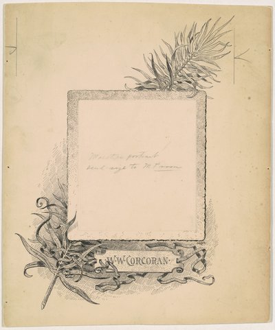 Frontespizio, ritratto di W. W. Corcoran da James Henry Moser