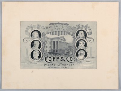Incisione a Mezzatinta: Come Ottenere un Brevetto, Copp & Co. Avvocati di Brevetti, Washington, D.C. da James Henry Moser