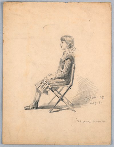 Ritratto di Florence Johnson da James Henry Moser