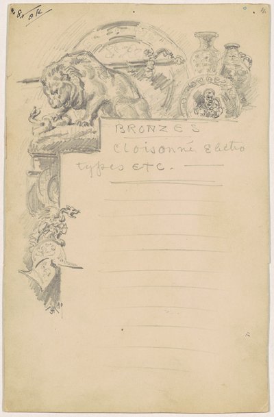 Studio per "Bronzi" da James Henry Moser