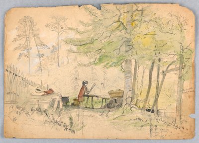 Campo nel bosco da James Henry Moser