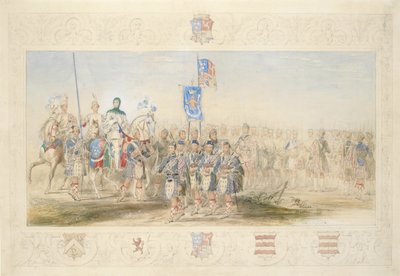 Barone Glenlyon, Cavaliere del Gael, 1839 da James Henry Nixon