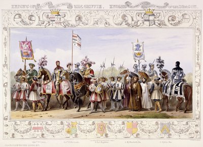 Processione alle liste, 1843 da James Henry Nixon
