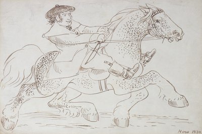 Un Commerciante di Cavalli Mette alla Prova un Giovane Clydesdale, 1830 da James Howe