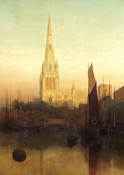 St Mary Redcliffe, Bristol, probabilmente 1886 da James Jackson Curnock