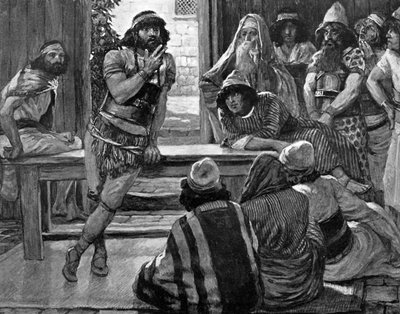Sansone propone un enigma di Tissot - Bibbia da James Jacques Joseph (after) Tissot