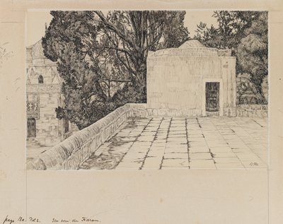 Un angolo del Haram, illustrazione da La vita di Nostro Signore Gesù Cristo da James Jacques Joseph Tissot