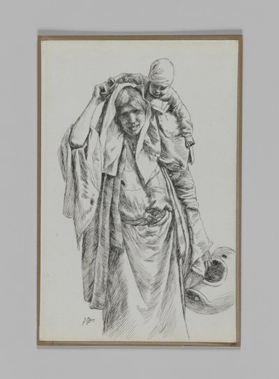Una donna tipica di Gerusalemme, illustrazione da La vita di Nostro Signore Gesù Cristo da James Jacques Joseph Tissot