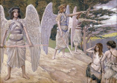 Adamo ed Eva cacciati dal Paradiso da James Jacques Joseph Tissot