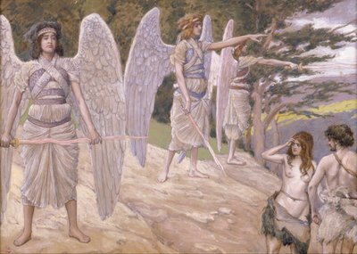 Adamo ed Eva cacciati dal Paradiso, 1896-1902 da James Jacques Joseph Tissot