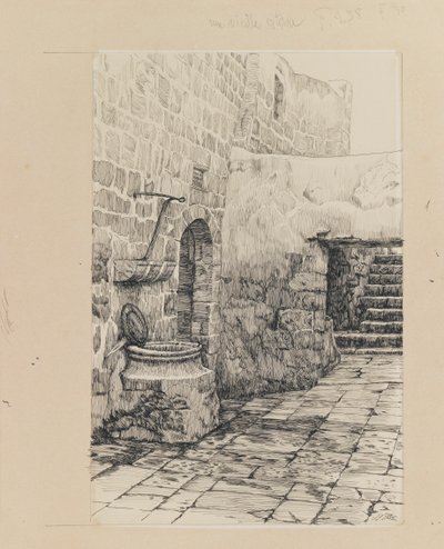 Una vecchia cisterna, illustrazione da La vita di Nostro Signore Gesù Cristo da James Jacques Joseph Tissot