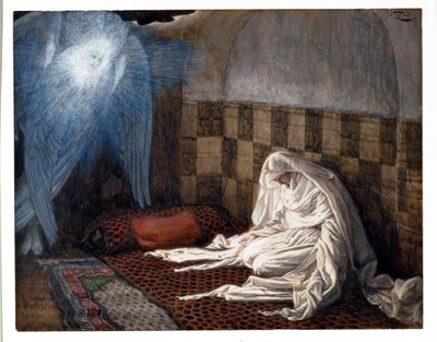 Annunciazione, illustrazione per La Vita di Cristo, c.1886-96 da James Jacques Joseph Tissot