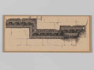 Cornice Antica nella Chiesa del Santo Sepolcro, Gerusalemme, illustrazione da La Vita di Nostro Signore Gesù Cristo da James Jacques Joseph Tissot
