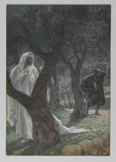 Apparizione del Signore a San Pietro, illustrazione da La vita di Nostro Signore Gesù Cristo, 1886-94 da James Jacques Joseph Tissot