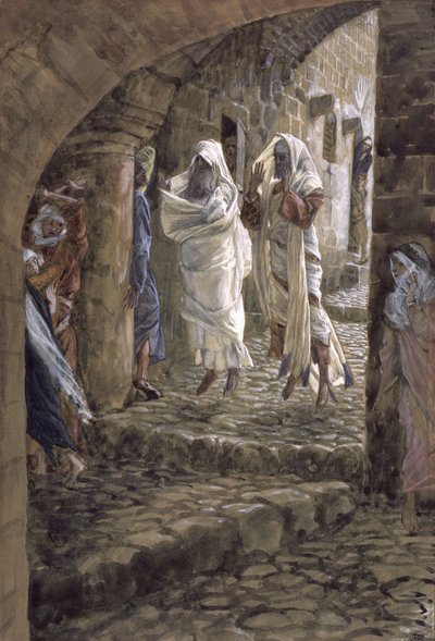 Apparizioni dei Morti nelle Strade di Gerusalemme, illustrazione per La Vita di Cristo, c.1886-94 da James Jacques Joseph Tissot
