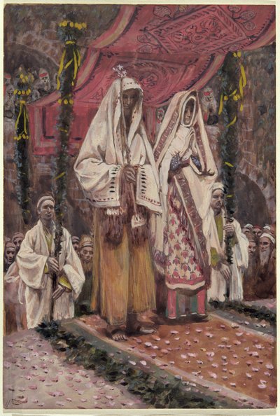 Fidanzamento della Santa Vergine e San Giuseppe da James Jacques Joseph Tissot
