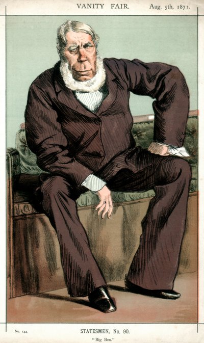 Big Ben George Bentinck, politico britannico, 1871 da James Jacques Joseph Tissot