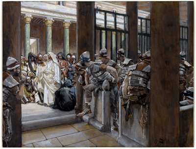 Ma nessuno gli mise le mani addosso, illustrazione per La vita di Cristo da James Jacques Joseph Tissot