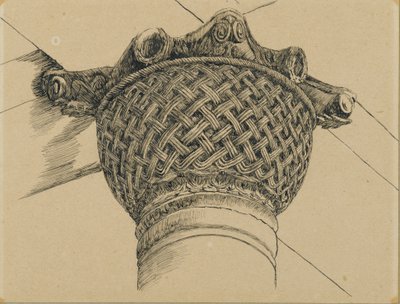 Capitello dalla Moschea di El-Aksa, illustrazione da La Vita di Nostro Signore Gesù Cristo, 1886-94 da James Jacques Joseph Tissot