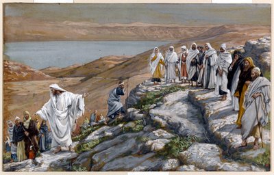 Cristo invia i settanta discepoli, due a due, illustrazione per La vita di Cristo da James Jacques Joseph Tissot