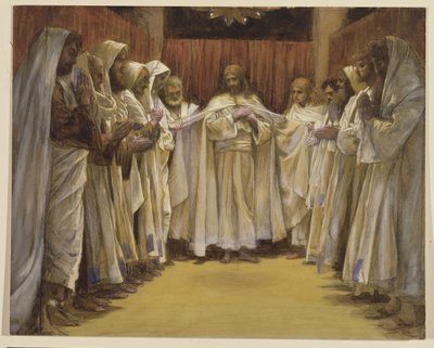 Cristo con i dodici Apostoli, illustrazione per La Vita di Cristo, c.1886-96 da James Jacques Joseph Tissot