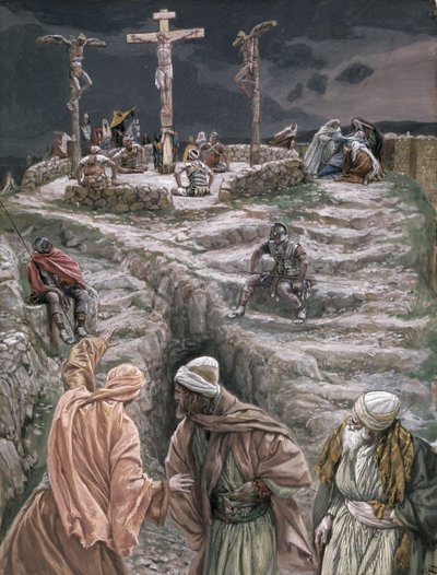 Eloi Eloi Lama Sabacthani, illustrazione per La vita di Cristo da James Jacques Joseph Tissot