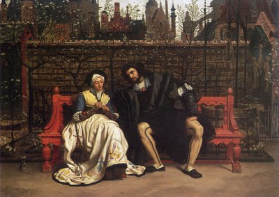 Faust e Margherita nel Giardino da James Jacques Joseph Tissot