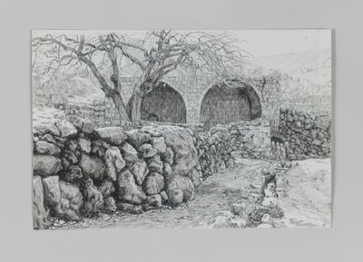 Fontana della Vergine ad Ain-Karim, illustrazione da La vita di Nostro Signore Gesù Cristo da James Jacques Joseph Tissot