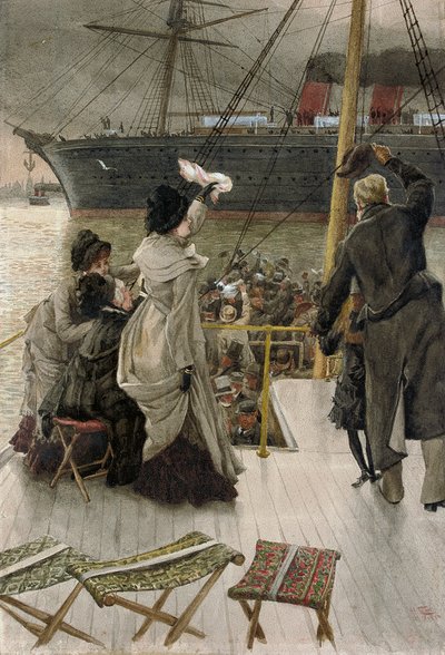 Addio, sul Mersey da James Jacques Joseph Tissot