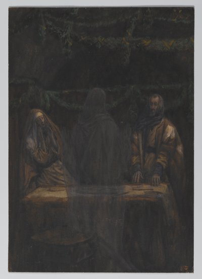 Scomparve dalla loro vista, illustrazione da La vita di Nostro Signore Gesù Cristo, 1886-94 da James Jacques Joseph Tissot