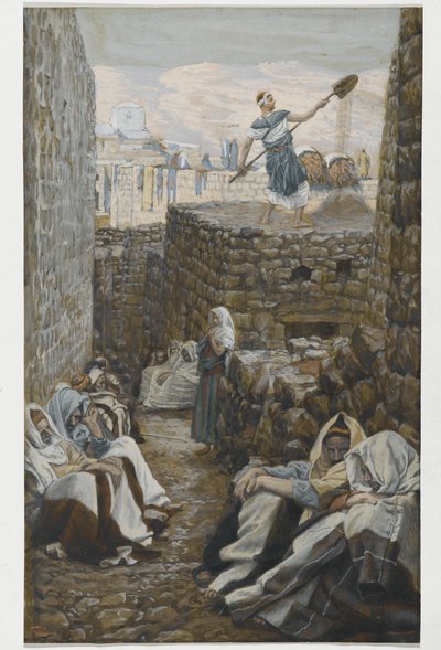 Colui che vaglia il suo grano, illustrazione da La vita di Nostro Signore Gesù Cristo da James Jacques Joseph Tissot