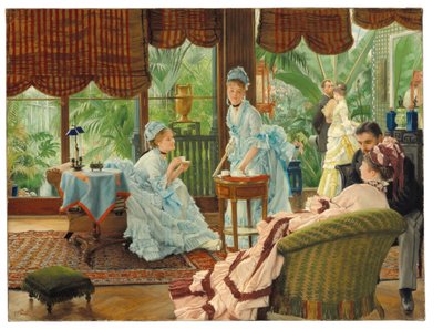 Nella serra da James Jacques Joseph Tissot