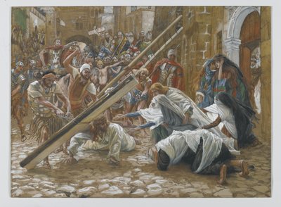 Gesù incontra sua madre, illustrazione da La vita di Nostro Signore Gesù Cristo, 1886-94 da James Jacques Joseph Tissot