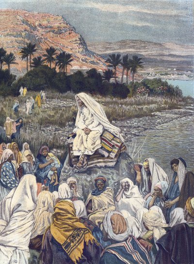 Gesù insegna sulla riva - da 